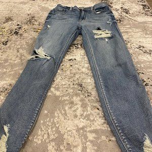 Boyfriend Cut Light Wash Jeans